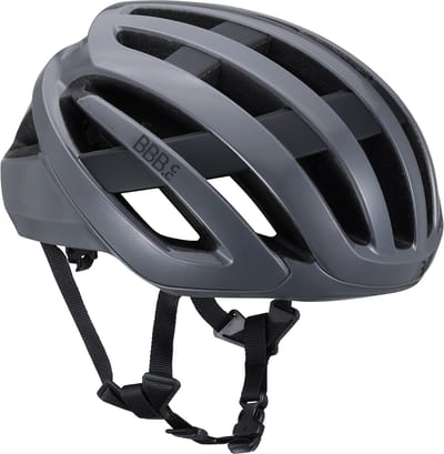BBB Cycling Karma MIPS Air Node Racefiets Helm - Unisex - Lichtgewicht (260g) - 25 Ventilatiegaten - Fietshelm Volwassenen - M (55-59cm) - Satijn Nardo Grijs