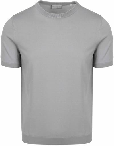 Suitable Knitted T-shirt Wap Grijs - Maat XL - Heren - Casual T-shirts