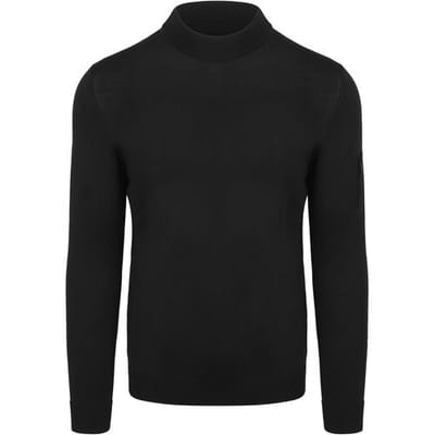Suitable Trui Cooldry Knit Turtleneck Zwart - Maat XXL - Heren