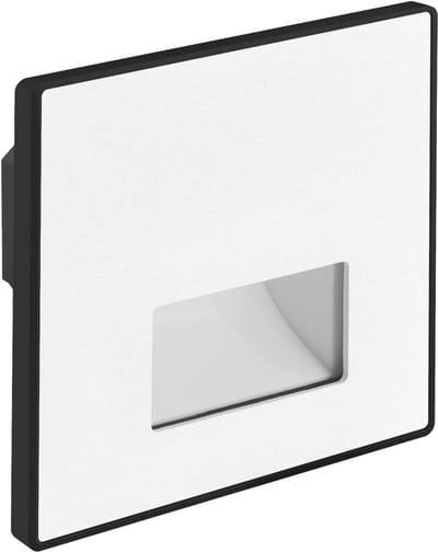 WEKTOR LED D - inbouw Wandverlichting - Trap Verlichting - 1.2w - Aanpasbare Licht kleur CCT - 3000K/4000K/6000K - Vierkant - Wit