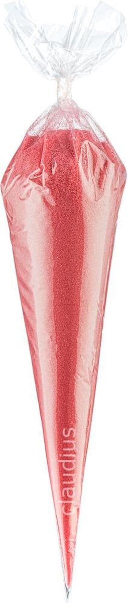 Scrubzout Fruity Melon - 500 gram in puntzak transparant - set van 6 stuks - Hydraterende Lichaamsscrub