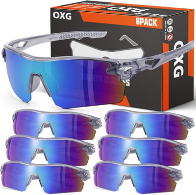 Unisex Veiligheidsbrillen Set (6 stuks) - Krasbestendig en Gekeurd Veiligheidsglas