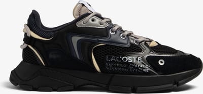 Lacoste L003 Neo Heren Sneakers - Zwart/Donkerblauw - Maat 42,5