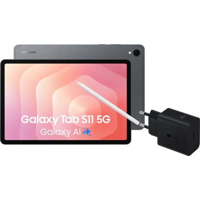 Samsung Galaxy Tab S11 11 inch 256GB Wifi en 5G Grijs + Oplaadpakket