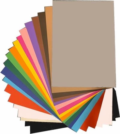 Grote vellen XL Knutselkarton Chokoo - Surprisekarton - Hobbykarton - Fotokarton - 50x70 cm - 20 grote Gekleurde vellen - Gratis Verzonden