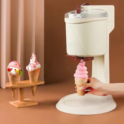 IJsmaker - Dessertmachine - Thuis Genieten - Automatische Bediening - 1 Liter - Wit
