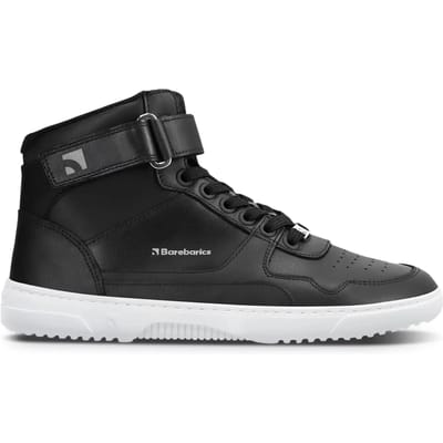 Barebarics Zing High Top Barefoot Leer Schoenen Zwart EU 46