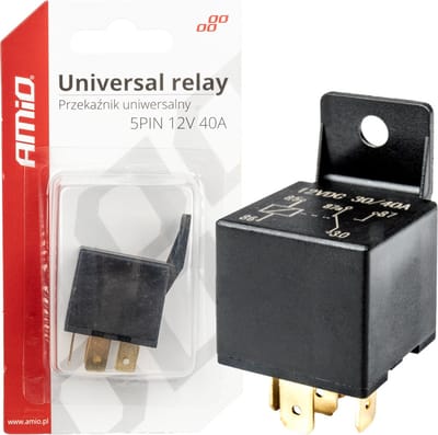 AMiO Relais 12V 5 Pin 40A Relay Universele Elektronische Schakelaar