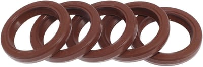 Dubbele Lip Olieafdichting met Roterende Veerstalen Afdichtingsring 20X26X4Mm voor Hoge Druk, Rubber FKM, 5 Stuks, Geschikt voor Diverse Toepassingen