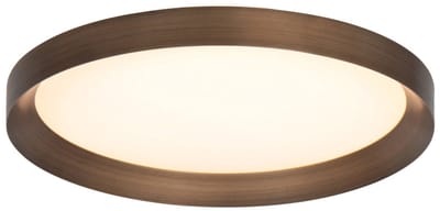 Plafonnieres Flady 3686BR brons Ø50 4600 lumen metaal en elektronica - Steinhauer klassieke plafondlamp voor binnen