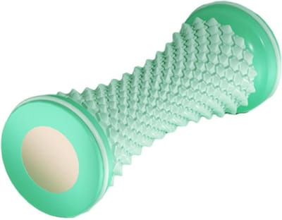 Voetmassageroller - Voetreflexologie tool - Spierontspanning - Ergonomisch ontwerp - 18 x 8 x 8 cm - Zwart