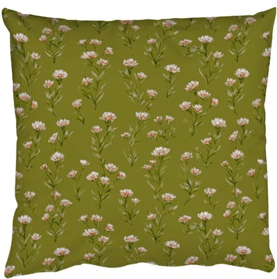Sierkussens - Kussentjes Woonkamer - 50x50 cm - Landelijk - Bloemen - Groen