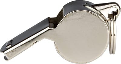 Scheidsrechtersfluit - Klein - Zilver