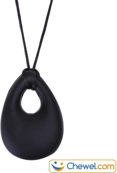 Bijtketting Kauwketting | Druppel | Chewelry | Zwart | Chewel ®