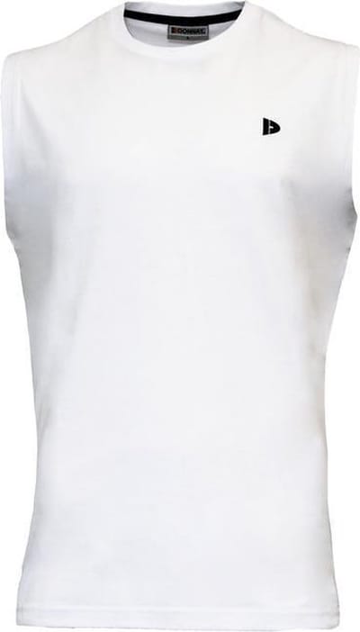 Donnay - T-shirt zonder mouw (Stan) - Sportshirt - Heren - White (001) - maat S