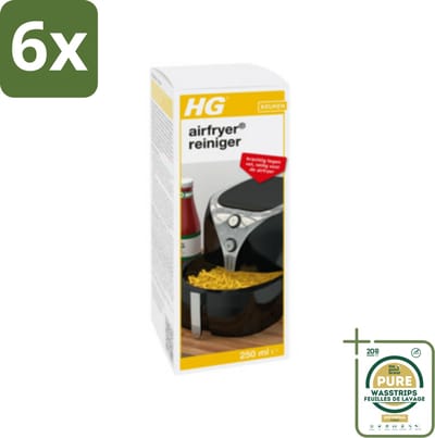HG Airfryer Reiniger 250 ml - Voordeelverpakking - 6 stuks - Airfryer schoonmaken - Airfryer onderhoud