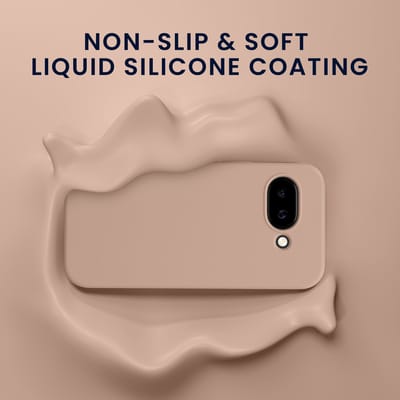 kwmobile hoes met 2x screenprotectors voor Google Pixel 9a – screenprotector van gehard glas – draadloos opladen – mat oudroze