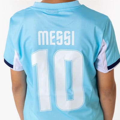 Messi Argentinië Thuis Shirt Kinderen - Maat 116 t/m 164 - Voetbalshirt voor Kinderen - Officiële AFA Fanmerchanidse