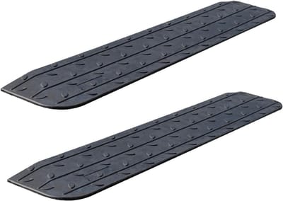 Zware Antislip Rubber Drempelhulp 2.5cm Hoog voor Rolstoel en Motorfiets