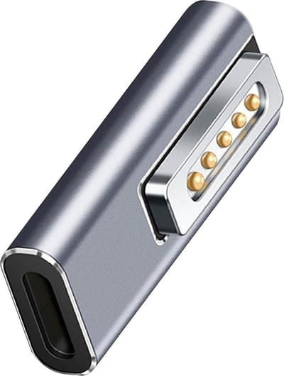 4smarts USB-C naar MagSafe 2 Adapter 100W PD MacBook Pro/Air Grijs