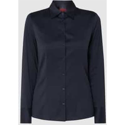 Overhemdblouse met 3-knoopsmanchetten, model 'The Fitted'