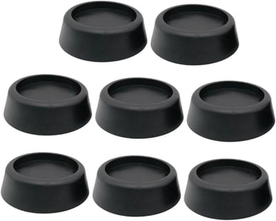 Wasmachine Pads - Apparaat Voetjes - Trillingen Dempen - Geluidsreducerend - 8 Stuks - Zwart