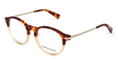 Longchamp LO2602 Havana/honey 49/19/140 WOMAN Brilmonturen