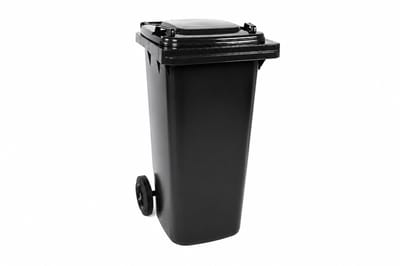 Afvalcontainer 80 liter grijs