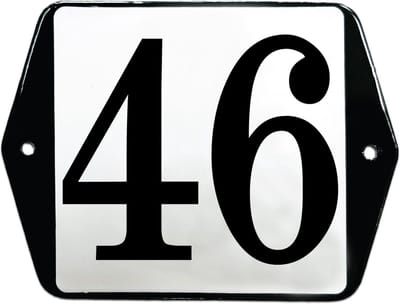 Emaille huisummer model oor - 46