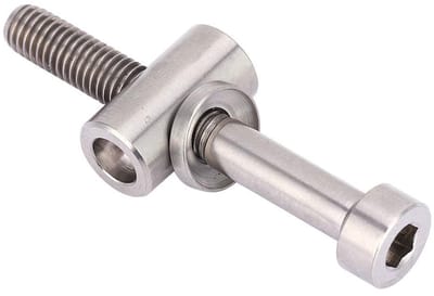 Dailygoods- Zadelpen Schroef M5x35mm - Titaniumlegering - CNC Precisieverwerking - Fietsaccessoire - Lichtgewicht - Perfecte Pasvorm - Fietsschroef