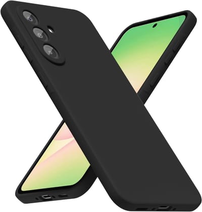 Hoesje geschikt voor Samsung Galaxy A57 5G hoesje Siliconen cover Zwart backcover