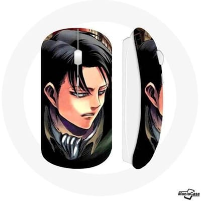Levi Attack op Titan Anime draadloze muis