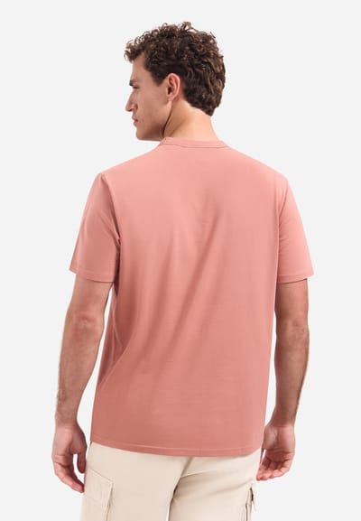 T-shirt met ronde hals en korte mouwen met print