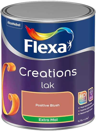Flexa - Creations Lak Extra Mat - Positive Blush - Mengverf - 750 Ml