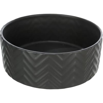 Trixie Ceramic Bowl dog 1.6 l/ø 20 cm black