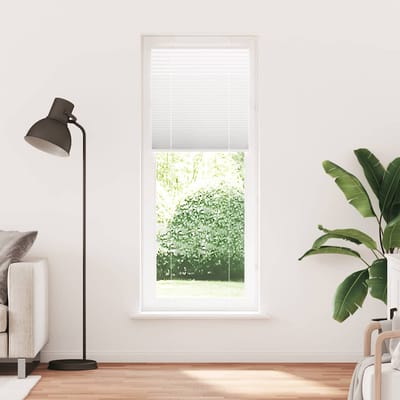 vidaXL - Plissé - rolgordijn - 70x200 - cm - stofbreedte - 69,4 - cm - polyester - wit