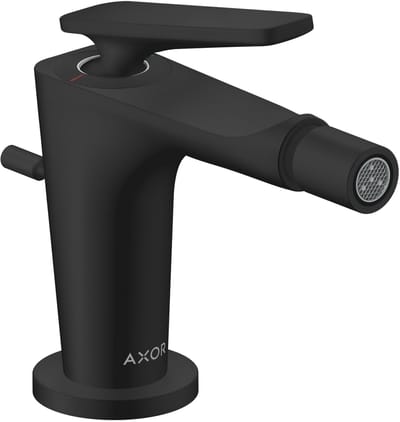 Axor Citterio C - Bidetkraan met afvoer, mat zwart 49210670