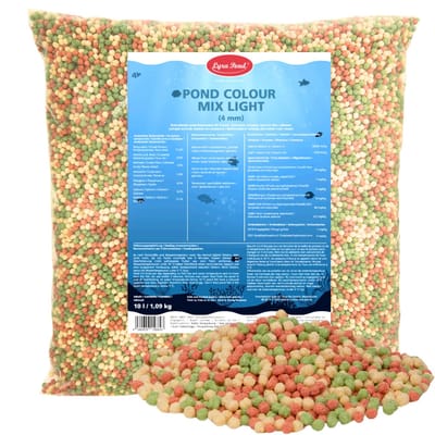 10 liter (1,09 kg) Lyra Pond® Pond Colour Mix Light visvoer vijvervoer