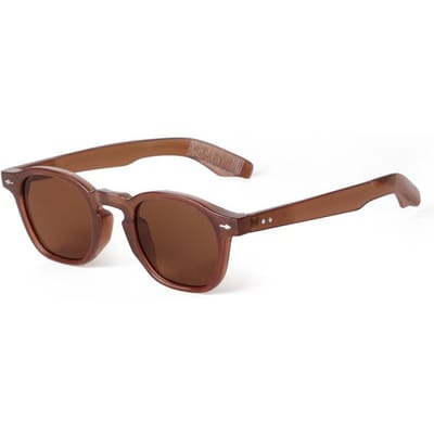 Vintage Klassieke Klink Schildpad Vierkante Zonnebril dames Voor Mannen Luxe Designer Retro Hip Hop Zonnebrillen UV400 As the picture brown