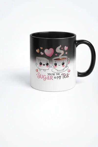 Magische Mok 'You're The Sugar To My Tea' - Kleurveranderende Liefdes Thee & Koffie Mok Cadeau