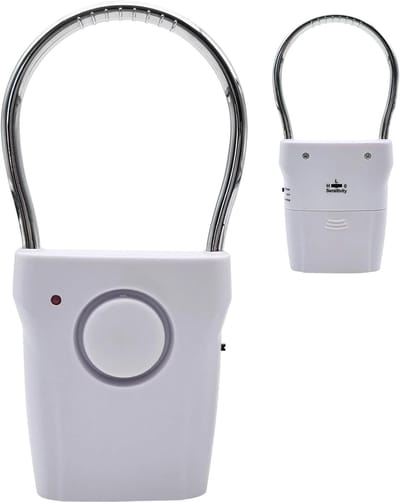 Deuralarm - Draadloze Sensor - Thuisbeveiliging - Luide Sirene - 15 x 7.2 x 2.7 cm - Wit