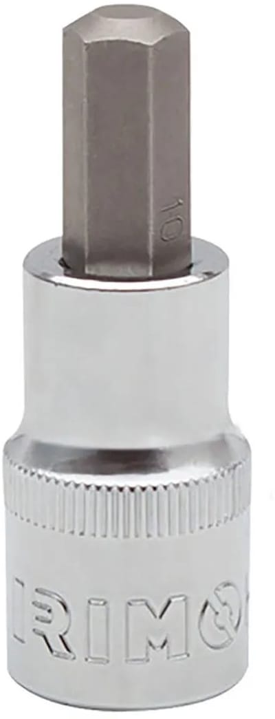 Irimo Bus Met Punt 1/2´´ Zeshoekig 10 Mm 60 Mm Zilver