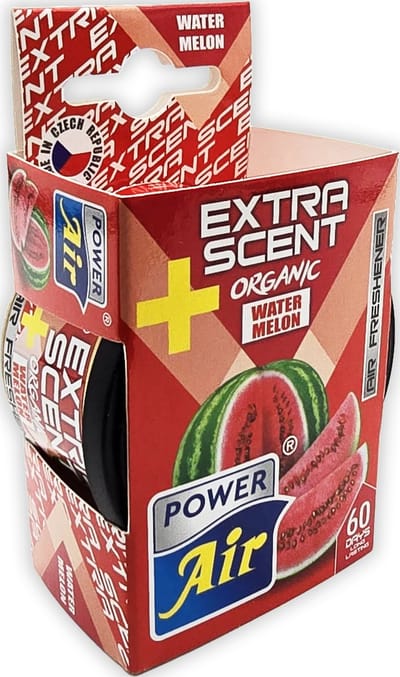 Power Air Extra Scent Organic - Luchtverfrisser Auto - Autoparfum Geur - Geurverfrisser Watermelon