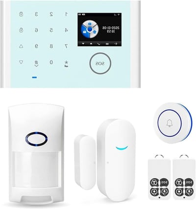 Beveiligingsalarm Kit - Thuis Alarmsysteem - Diefstal Preventie - App Controle - 99 Zones - Groen