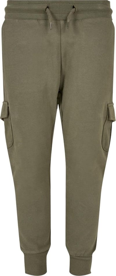 Urban Classics - Fitted Cargo Kinder joggingbroek - Kids 134/140 - Groen