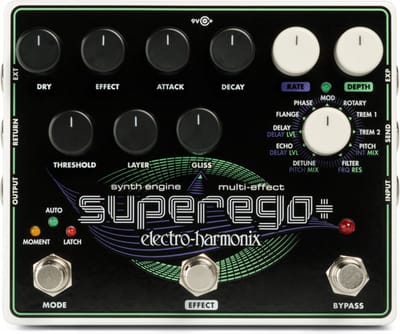 Electro Harmonix Superego+ - Effect-unit voor gitaren