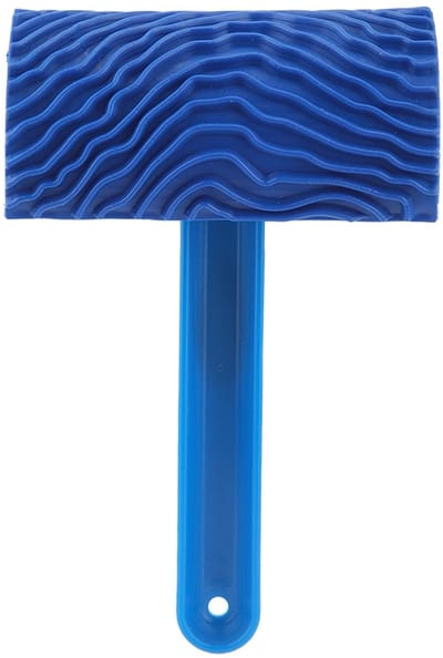 Dailygoods- Verfroller Houtnerf Effect - Multifunctioneel Schildergereedschap - Eenvoudig Schoon te Maken - Decoreren Muren/Vloeren - Herbruikbaar - Handvat voor Gemakkelijk Gebruik