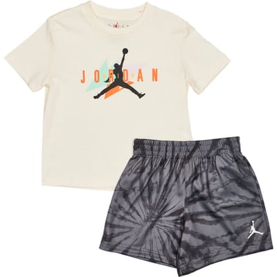 Jordan Festival Tie Dye Trainingspakken Peuter - Wit - Maat 92 - 98 CM - Katoen Jersey