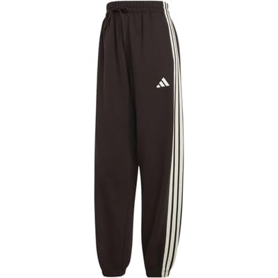 Adidas Essentials 3 Stripes Fleece Loose-fit Joggers Zwart S / Regular Vrouw