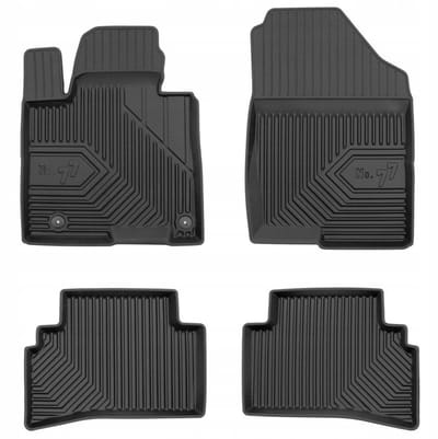 FROGUM No.77 Automatten - Geschikt voor HYUNDAI TUCSON IV (vanaf 2020) - 4-delig - TPE Rubber - Zwart